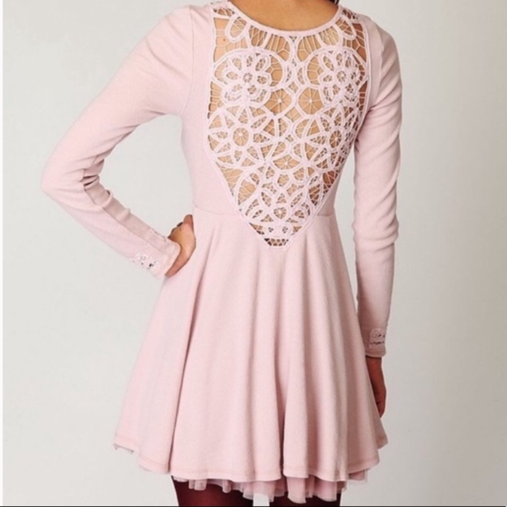 Free People Battenburg Lace Dress size M